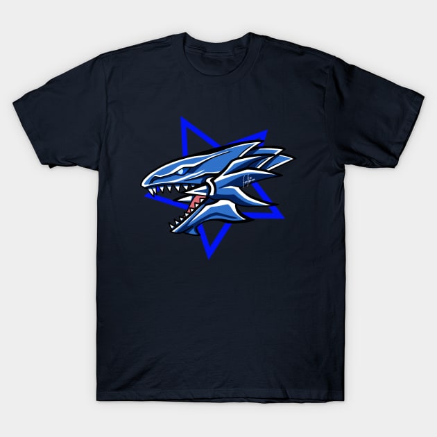 Blue Eyes Spotlight (Blue ver.) T-Shirt by FireFlea